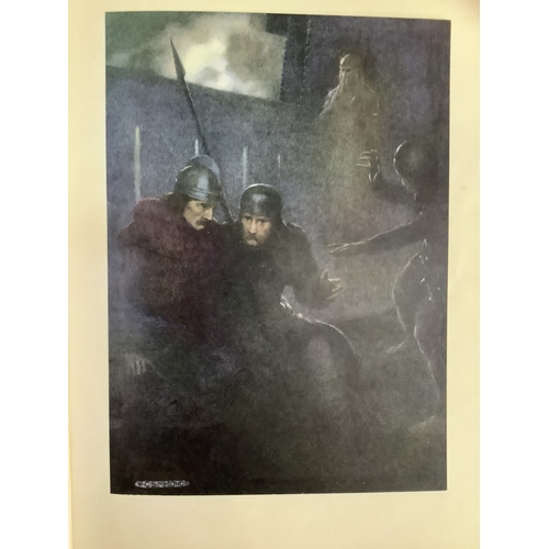 60 - SIMMONS, W G - SHAKESPEARE (Illus.) TRAGEDY OF HAMLET, pub. Hodder & Stoughton c. 1912, 24 tipped in... 