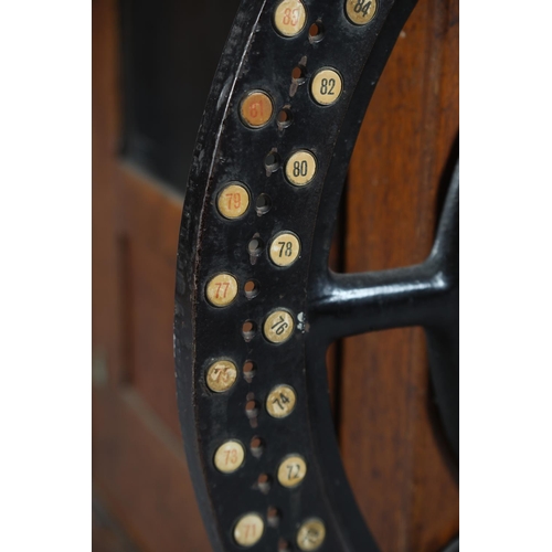 70 - A BRITISH TIME RECORDER CO LTD FACTORY CLOCKING-IN MACHINE with numbered wheel and pointer, the 8-da... 