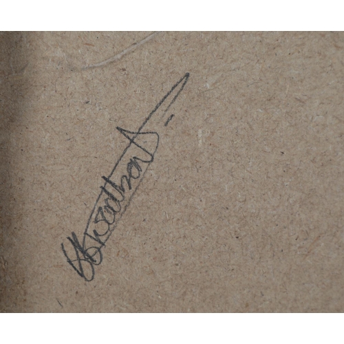 25 - ARR BALBINDER BROADBENT (b.1973), 'Creels', acrylic on board, inscription and signed verso, 56cm x 5... 