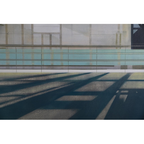 24 - ARR RICHARD BAKER (b.1971 Hull), 'Thoroughfare No. 2', oil on canvas, titled, signed and dated 2003 ... 