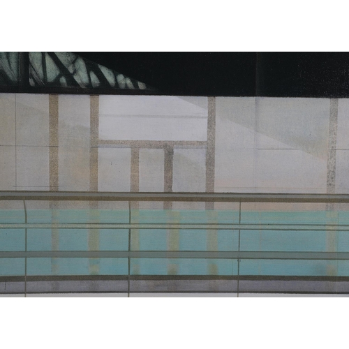 24 - ARR RICHARD BAKER (b.1971 Hull), 'Thoroughfare No. 2', oil on canvas, titled, signed and dated 2003 ... 