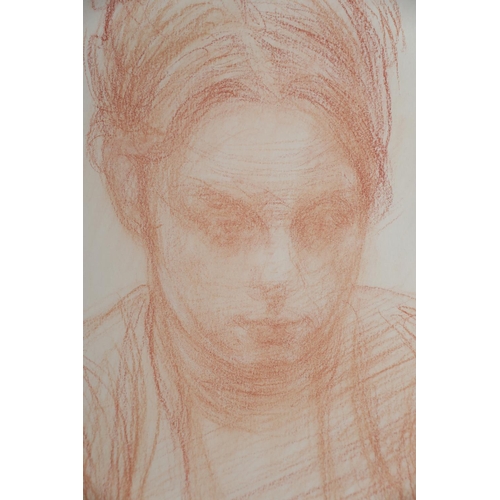 2 - ARR BRIAN JOSEPH FOJCIK (SCOTTISH b1960), Polish field worker resting conte on paper, inscribed 'Stu... 