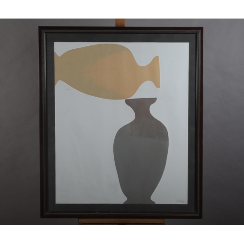 32 - ARR JOHN MIDDLETON (b1940), Vases, watercolour and gouache, signed and dated 1990.91, 98cm x 84cm