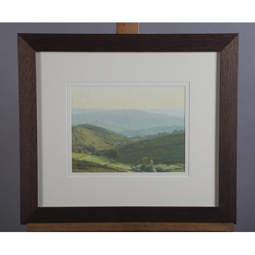 11 - ARR BRUCE MULCAHY FGA ARSMA (b1955), Evening Light In the Hills, gouache, signed and dated 06 to low... 