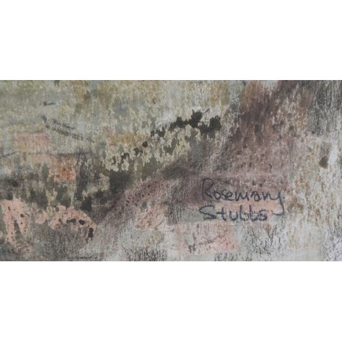 44 - ROSEMARY STUBBS (XX), The Ducie Arms, mixed media, signed to lower right, 27.5cm x 42.5cm, label for... 