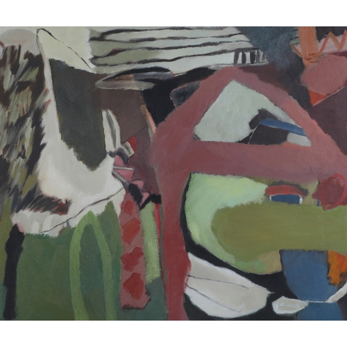 40 - ARR OLIVIA STANTON (b1949), Untitled, Landscape with trees, oil on canvas, signed and dated 1999 ver... 