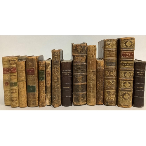 45 - A GROUP OF 18TH CENTURY LEATHER BINDINGS including Prévost, L'Abbé - Histoire de Manon Lescaut et du... 