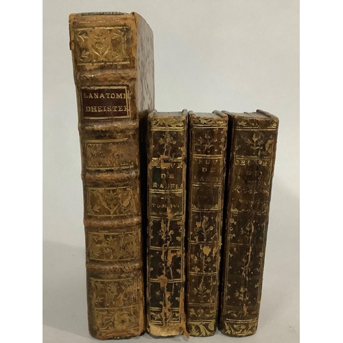 46 - RABELAIS, FRANCOIS  - OEUVRES DE RABELAIS DOCTEUR EN MEDECINE, pub. Genève 1782, vols 1, 3 and 4, fu... 