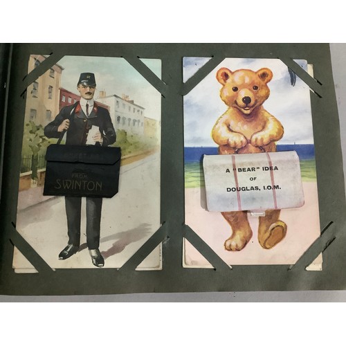 60 - Two postcard albums including views of Wombwell, Scarborough, Bridlington, Ramsgate, Blackpool, Cudw... 