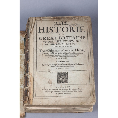 50 - SPEED, JOHN: The Historie of Great Britaine under the Conquests of the Romans, Saxons, Danes and Nor... 