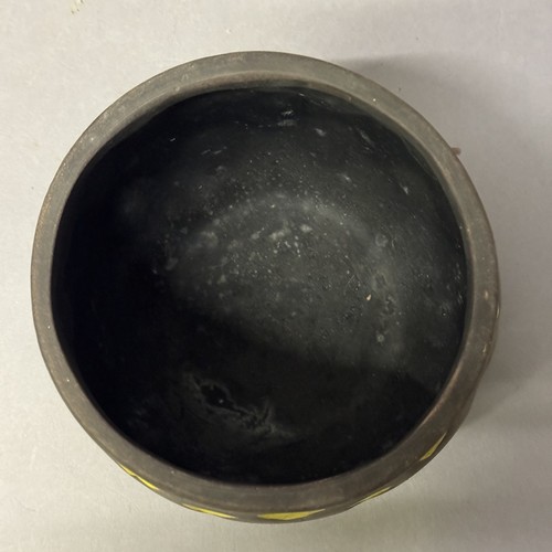 28 - Twelve large retro yellow spot vase, 16cm (12) Ref: 677712