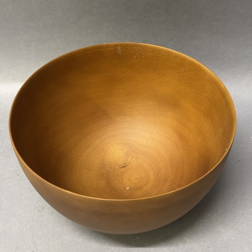 35 - Four 'Sculpture in Wood' rounded bowl, 25cm high x 16cm diameter (4) Ref: 374101