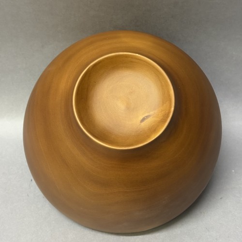 35 - Four 'Sculpture in Wood' rounded bowl, 25cm high x 16cm diameter (4) Ref: 374101