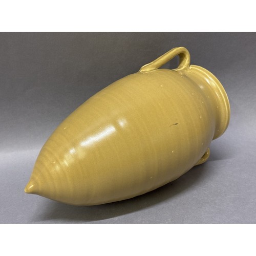 Large wheat coloured ewer with pointed base, 36cm Ref: 675533