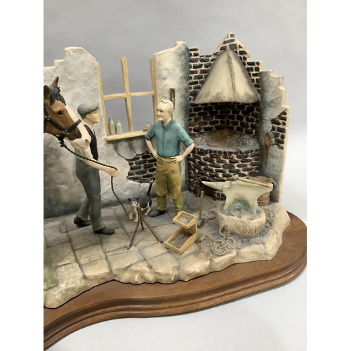 13 - A Border Fine Arts model 'New Shoes For Dolly' by Elizabeth MacAllister, limited edition number 110 ... 