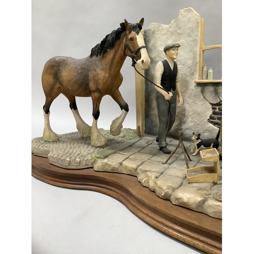 13 - A Border Fine Arts model 'New Shoes For Dolly' by Elizabeth MacAllister, limited edition number 110 ... 