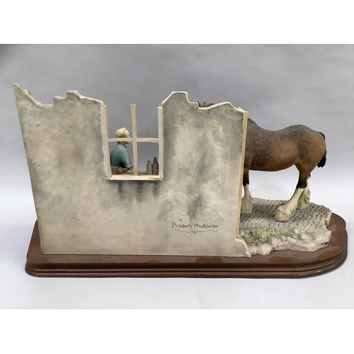 13 - A Border Fine Arts model 'New Shoes For Dolly' by Elizabeth MacAllister, limited edition number 110 ... 
