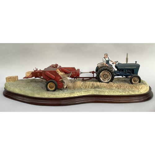 2 - A Border Fine Arts model 'Hay Baling', model number B0738 by Ray Ayres, number 1686 of 2002, 59cm lo... 