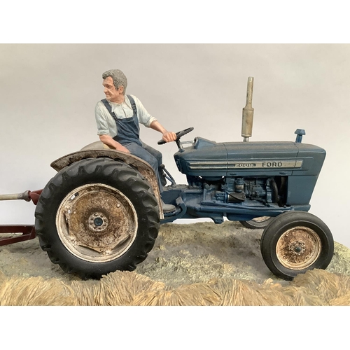 2 - A Border Fine Arts model 'Hay Baling', model number B0738 by Ray Ayres, number 1686 of 2002, 59cm lo... 