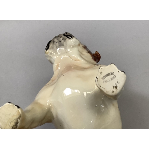21 - A Beswick model of a bulldog, 'Champion Basford British Mascot', 20cm long