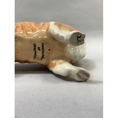 22 - A Beswick rough collie 'Lochinvar of Lady Park', model number 1791, 14.5cm long