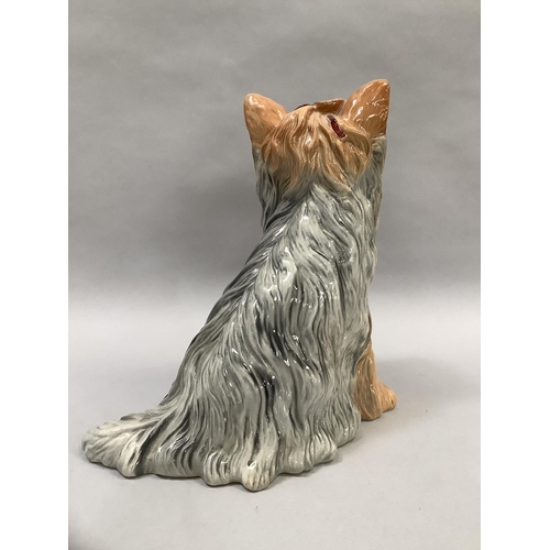 25 - A Beswick long haired Yorkshire terrier printed and impressed mark, model number 2377, approximately... 