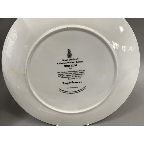 47 - A Spode limited edition plate 'St Leger, Nijinsky' with Lester Piggott up, number 834 of 1000, 27cm,... 
