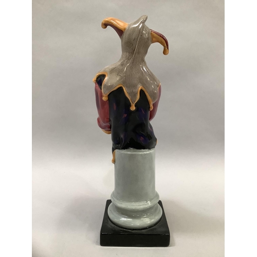 49 - A Royal Doulton figure 'The Jester', number HN2016, 25cm high