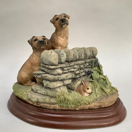 9 - A Border Fine Arts Border Terrier Collection model 'Overlooked' by Hans Kendrick, model number A0265... 