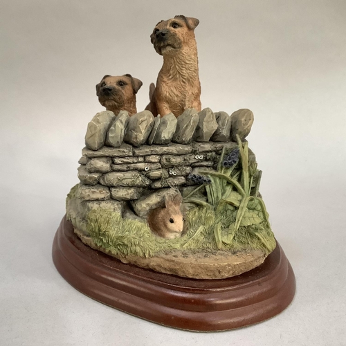 9 - A Border Fine Arts Border Terrier Collection model 'Overlooked' by Hans Kendrick, model number A0265... 