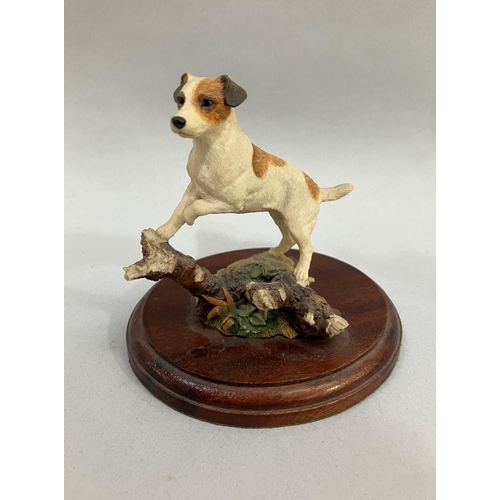 18 - A Border Fine Arts model 'Feeding Time' with calf by J A Butler, 14cm long, together with a Sherratt... 
