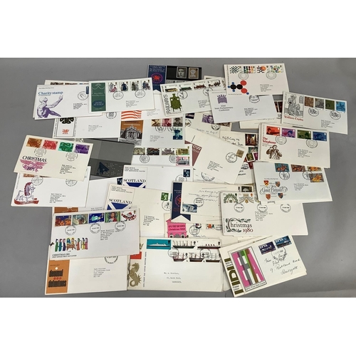 A quantity of first day covers