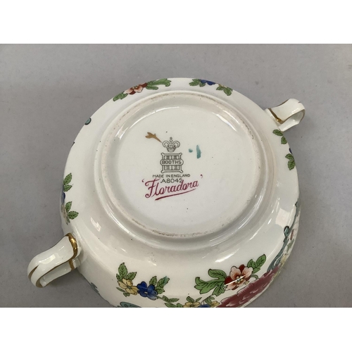 70 - A Booths Floradora part diner and coffee service combined with Royal Cauldon Victoria dinner ware, o... 