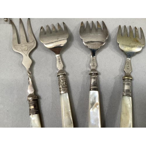 A collection of twelve late 19th and early 20th century bread forks ...
