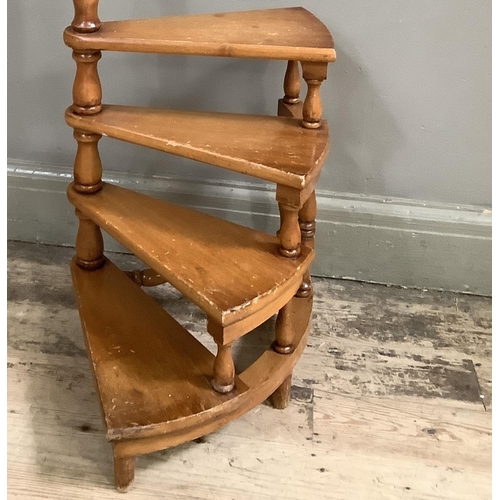 A pair of reproduction library steps by Reprodux