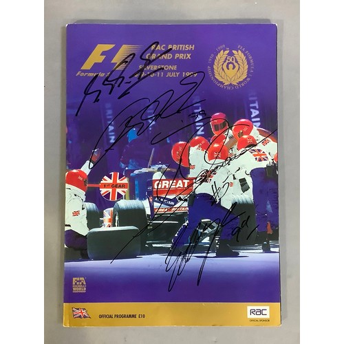 21B - Formula 1 interest: RAC British Grand Prix Silverstone 8-9-10-11 July 1999 FIA Formula 1 World Champ... 