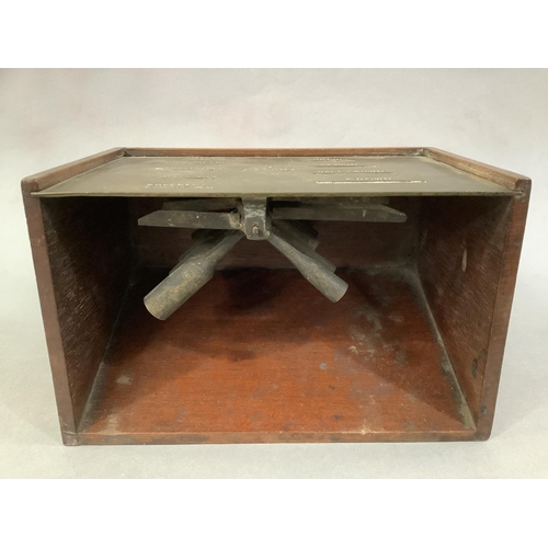 172 - A Benetfink & Company’s Base Coin Detector with patented brass counterweight system and printed inst... 