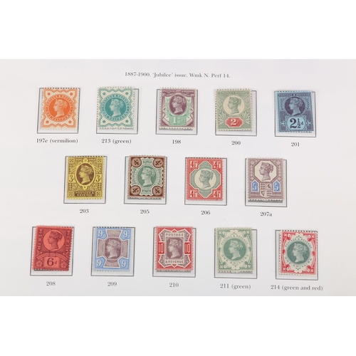2 - GB 1840-1970 ONWARDS: One GB Stanley Gibbons Ring Binder Album with an important collection mainly M... 