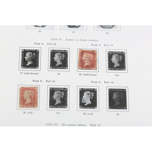 7 - GB 1840-2016: Twelve Stanley Gibbons Ring Binder Stock Albums. Very comprehensive mainly MU collecti... 