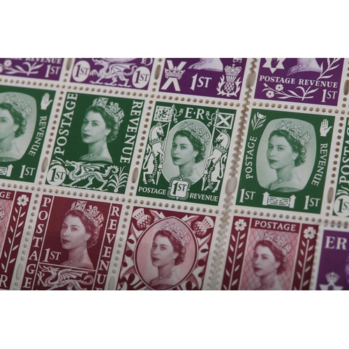 7 - GB 1840-2016: Twelve Stanley Gibbons Ring Binder Stock Albums. Very comprehensive mainly MU collecti... 