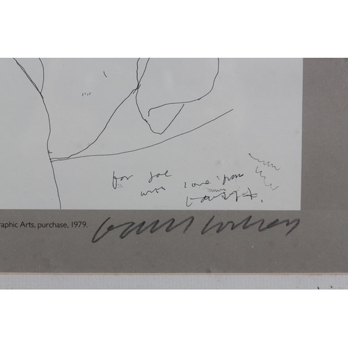 5 - ARR By and after David Hockney (1937-2026), Sir John Gielgud c.1970, print of the original pen and i... 