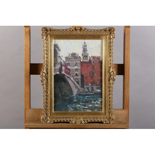 31 - ARR Gordon Radford (1936-2015), Venice, oil on board, unsigned, 33cm x 22.5cm, artist's studio colle... 
