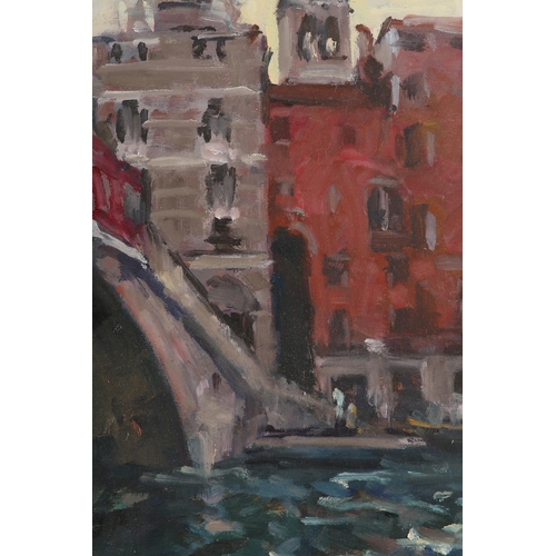 31 - ARR Gordon Radford (1936-2015), Venice, oil on board, unsigned, 33cm x 22.5cm, artist's studio colle... 