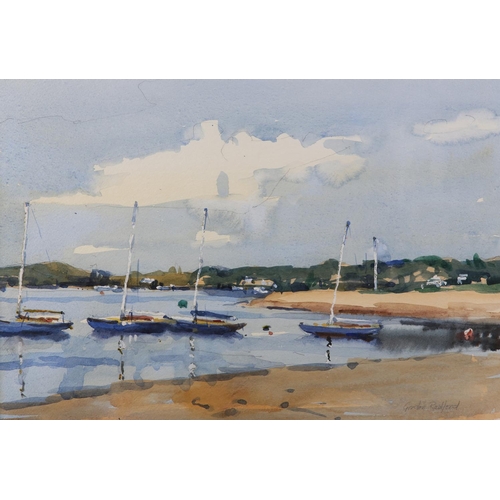 9 - ARR Gordon Radford (1936-2015), Brancaster, Norfolk, watercolour over pencil, signed to lower right,... 