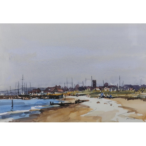 8 - ARR Gordon Radford (1936-2015), Yarmouth, watercolour and charcoal, signed to lower left and titled ... 