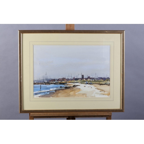 8 - ARR Gordon Radford (1936-2015), Yarmouth, watercolour and charcoal, signed to lower left and titled ... 