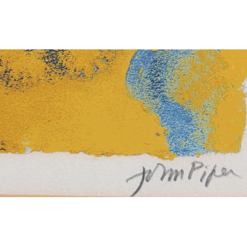 2 - ARR John Piper (1903-1992), Ruined Church, Bawsey (1982), screen print in colours, no. 69/100, signe... 