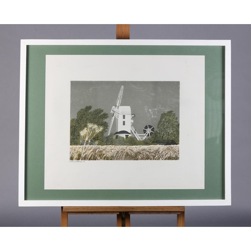 6 - By and after David Gentleman (b1930), Saxted Mill, Suffolk, from the British Historic Buildings Seri... 