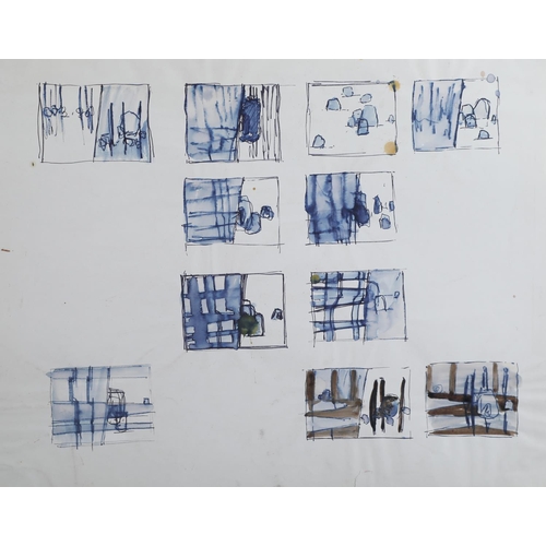 68 - ARR Druie Bowett (1924-1998), Portfolio of coastal and rural landscapes, street scene and abstracts ... 