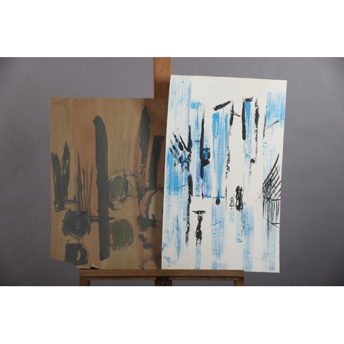 68 - ARR Druie Bowett (1924-1998), Portfolio of coastal and rural landscapes, street scene and abstracts ... 